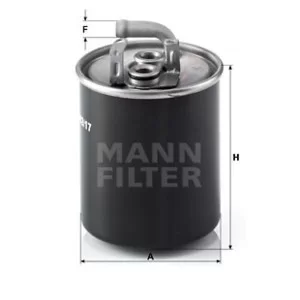 Фильтр топливный Mann WK842/17