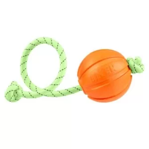 Игрушка для собак Liker Lumi Мячик со светонакопительным шнурком 9 см (6284)