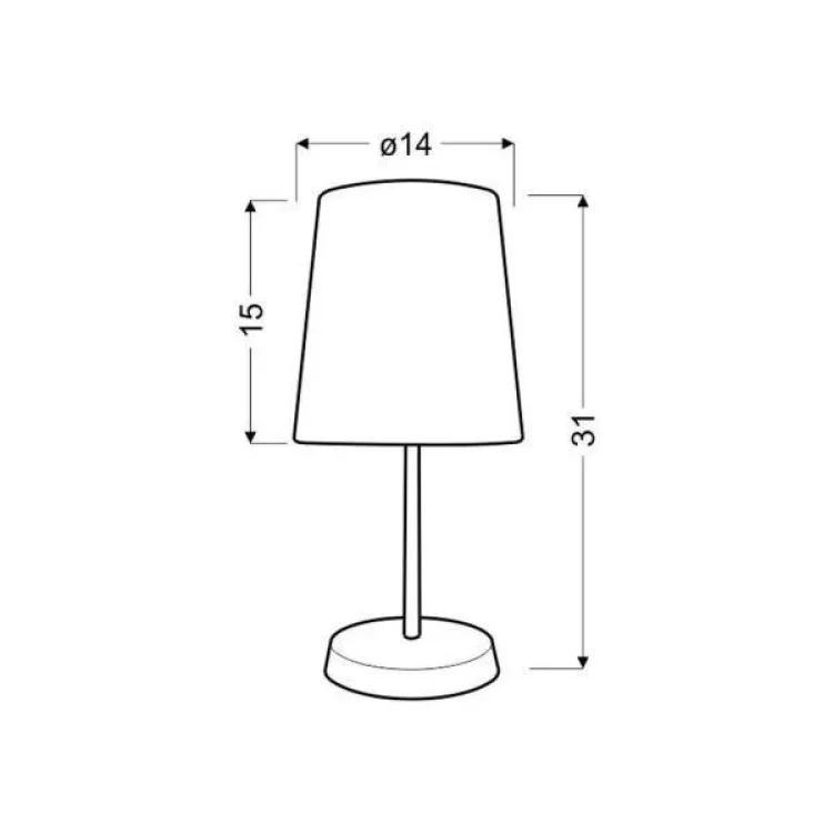 Настільна лампа Candellux 41-98392 GALA (41-98392) ціна 1 355грн - фотографія 2