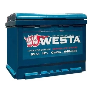 Акумулятор автомобільний Westa 6CT-65 А (1)