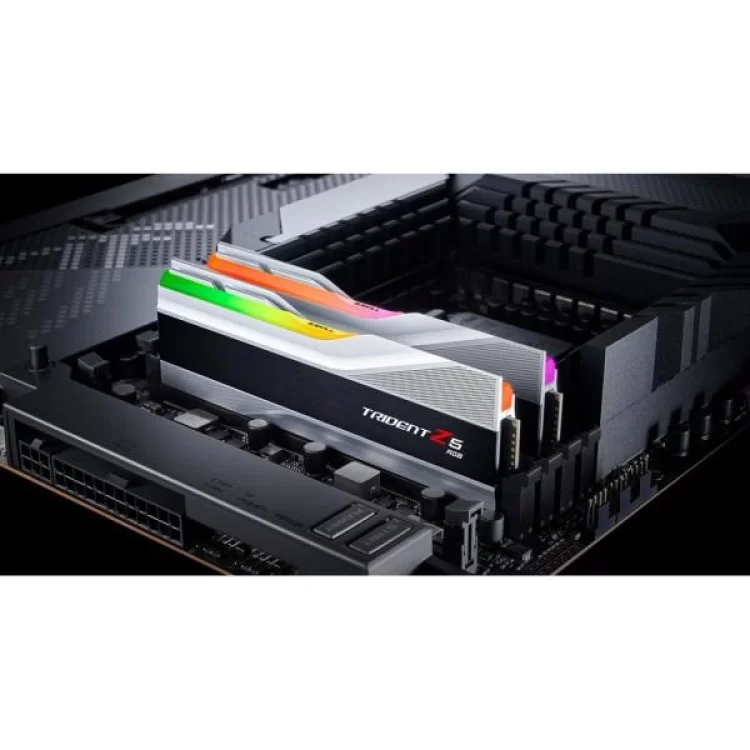 Модуль памяти для компьютера DDR5 32GB (2x16GB) 6000 MHz Trident Z5 NEO RGB Silver G.Skill (F5-6000J3040F16GX2-TZ5RS) - фото 9