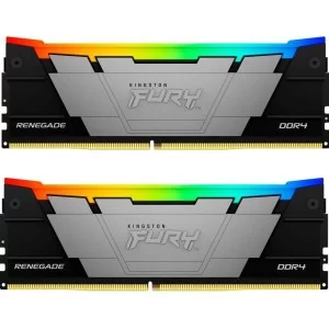 Модуль пам'яті для комп'ютера DDR4 64GB (2x32GB) 3600 MHz FURY Renegade RGB Kingston Fury (ex.HyperX) (KF436C18RB2AK2/64)