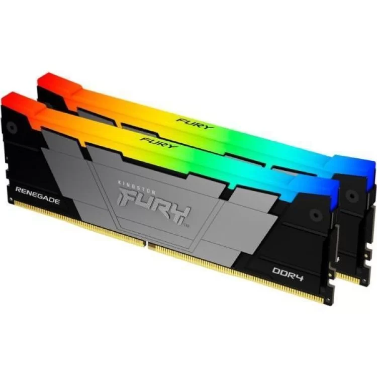 Модуль пам'яті для комп'ютера DDR4 64GB (2x32GB) 3600 MHz FURY Renegade RGB Kingston Fury (ex.HyperX) (KF436C18RB2AK2/64) ціна 12 218грн - фотографія 2