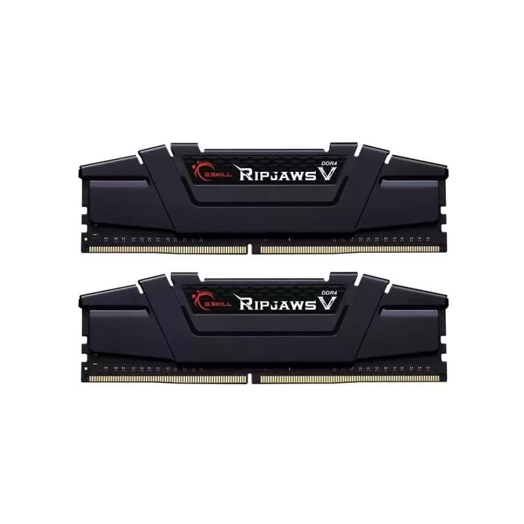 Модуль пам'яті для комп'ютера DDR4 8GB (2x4GB) 3200 MHz RIPJAWS V Black G.Skill (F4-3200C16D-8GVKB)