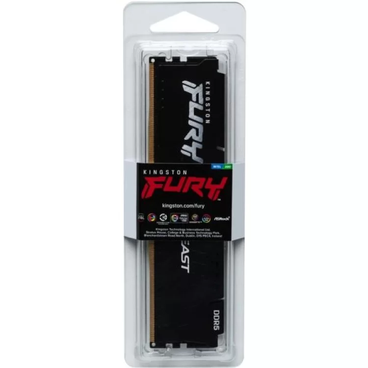 Модуль памяти для компьютера DDR5 32GB 6000 MHz Beast Black Kingston Fury (ex.HyperX) (KF560C40BB-32) отзывы - изображение 5