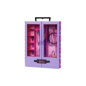 Игровой набор Barbie Сиреневый шкаф для одежды (HJL65)