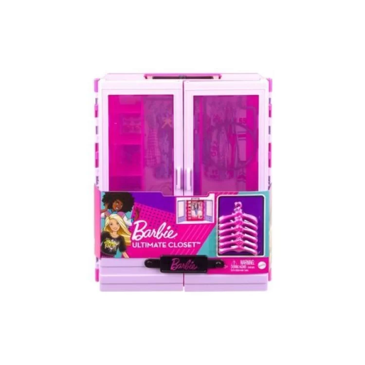 Ігровий набір Barbie Бузкова шафа для одягу (HJL65) відгуки - зображення 5