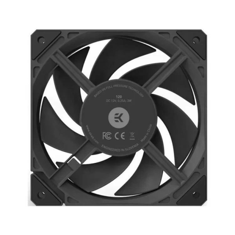 Кулер до корпусу Ekwb EK-Loop Fan FPT 120 - Black (550-2300rpm) (3831109900000) ціна 1 322грн - фотографія 2