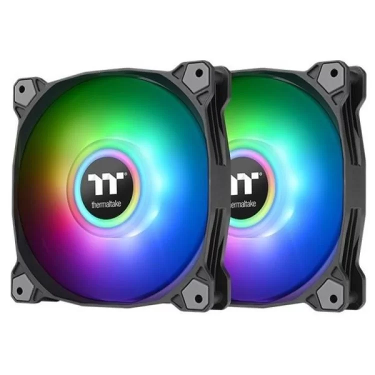 Кулер для корпуса ThermalTake Pure Duo 12 ARGB Sync Radiator Fan 2 Pack Fan (CL-F115-PL12SW-A) отзывы - изображение 5