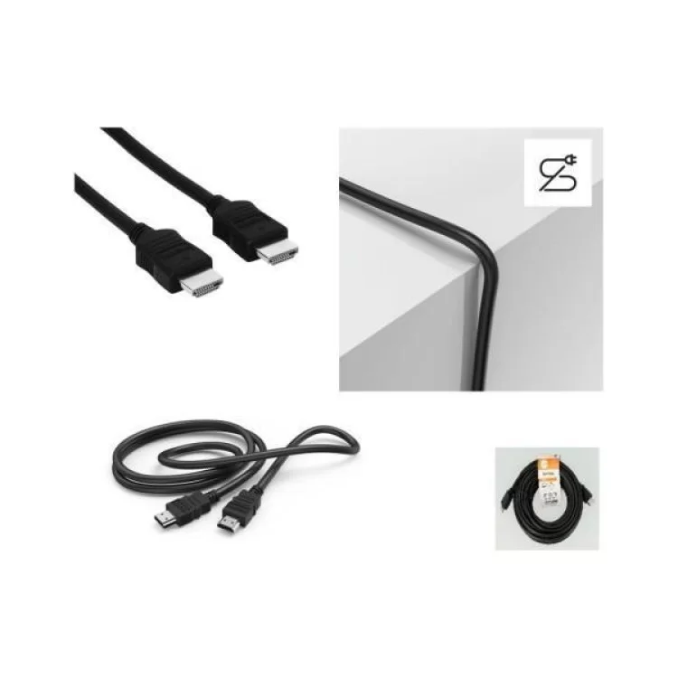 Кабель мультимедійний HDMI to HDMI 10.0m 3D 1080p Black Hama (00205280) інструкція - картинка 6