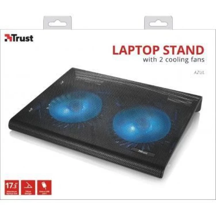 Підставка до ноутбука Trust Azul Laptop Cooling Stand with dual fans (20104) - фото 9