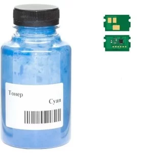 Тонер Kyocera TK-5230, 50г Cyan +chip AHK (3203380)