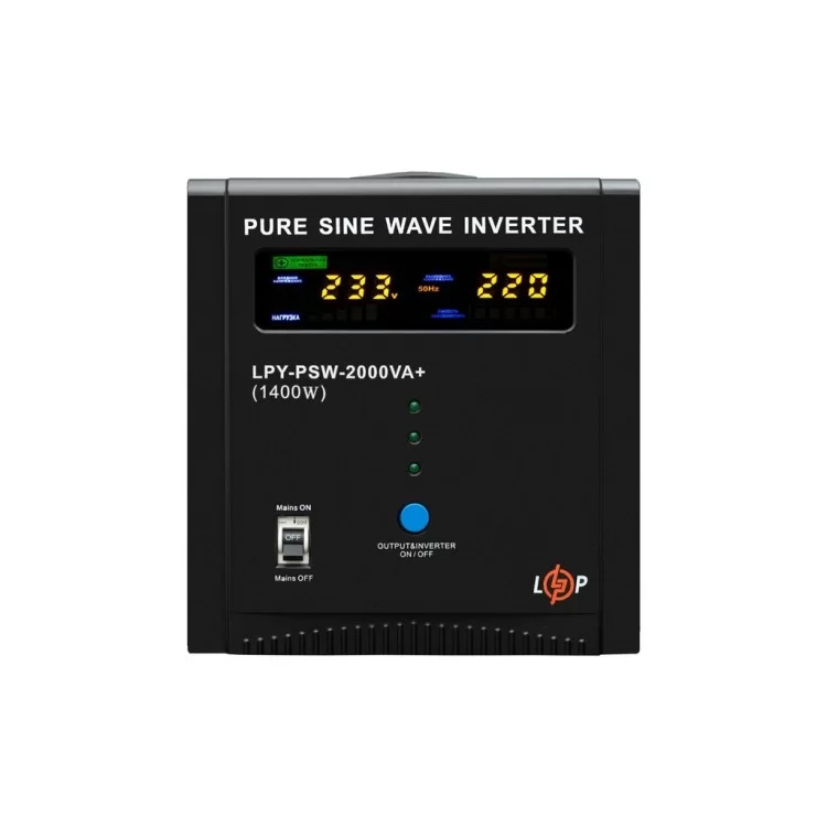 Пристрій безперебійного живлення LogicPower LPY- PSW-2000VA+ (1400W) (22873) ціна 9 743грн - фотографія 2