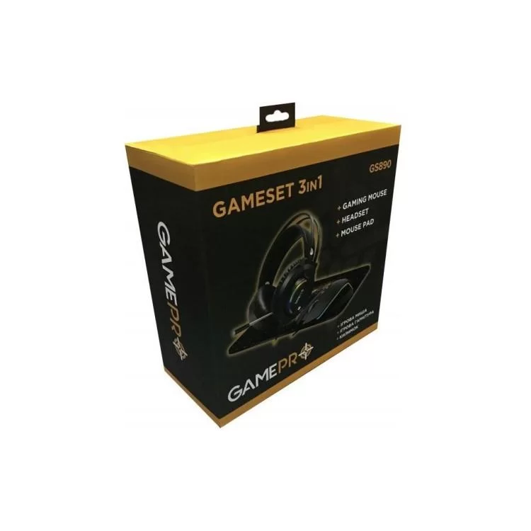 в продажу Мишка GamePro GS890 Combo 3 в 1 миша + ігрова поверхня + гарнітура (GS890) - фото 3
