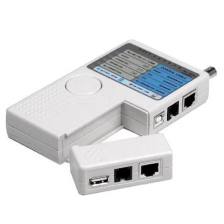 Тестер кабельний RJ-45, RJ-12, BNC, USB Eserver (WT-4065) ціна 888грн - фотографія 2