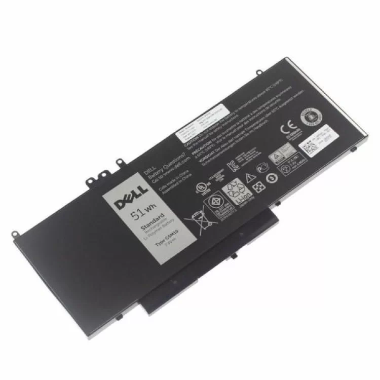 Акумулятор до ноутбука Dell Latitude E5550 G5M10, 6860mAh (51Wh), 6cell, 7.4V (A47175) ціна 4 234грн - фотографія 2