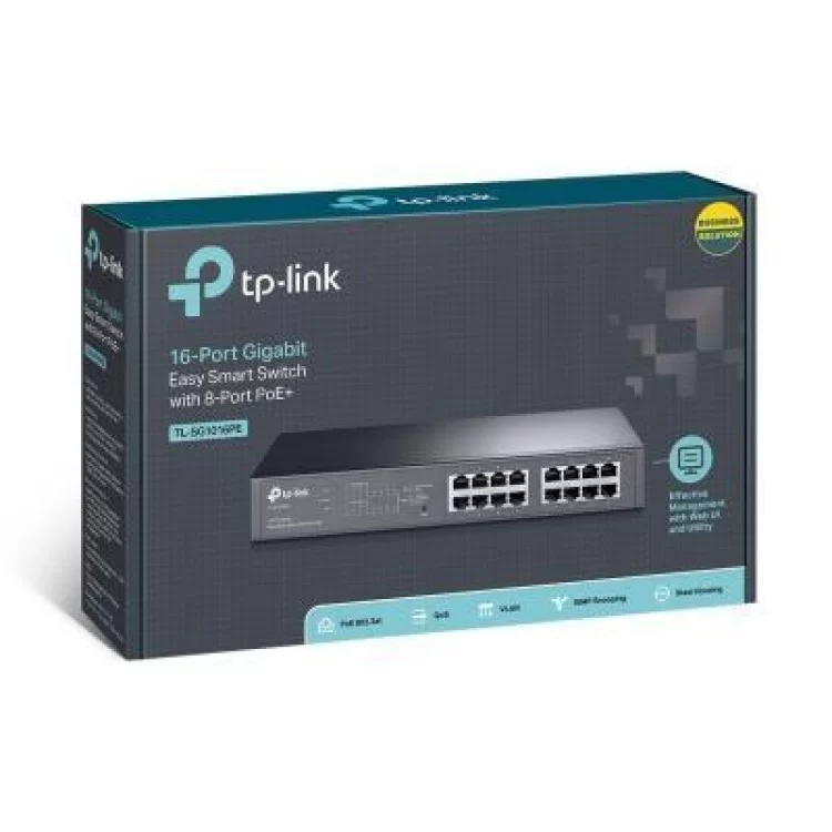 продаем Коммутатор сетевой TP-Link TL-SG1016PE в Украине - фото 4