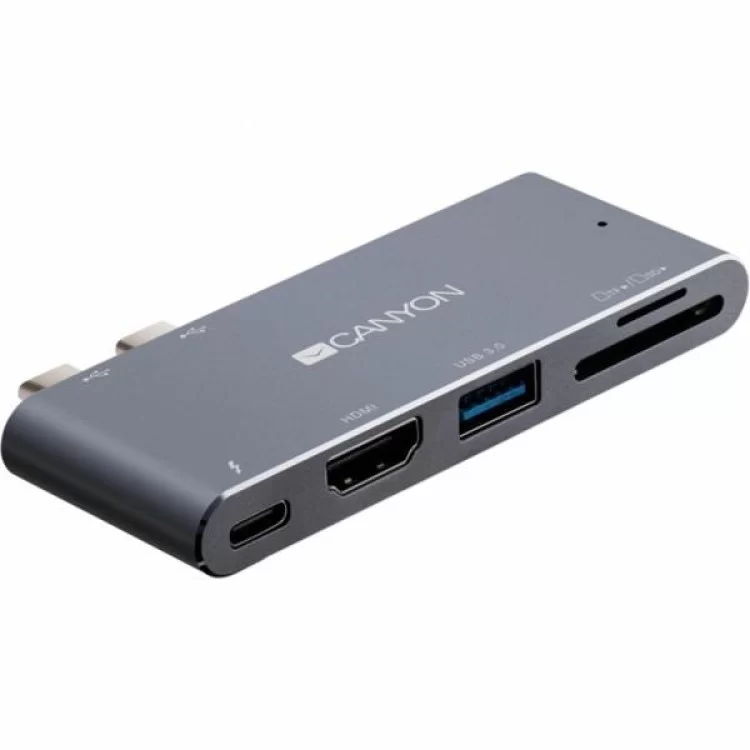 в продажу Порт-реплікатор Canyon Docking Station with 5 ports, Thunderbolt 3, Input 100-240V (CNS-TDS05DG) - фото 3