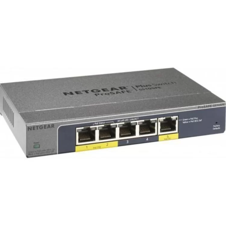 Комутатор мережевий Netgear GS105PE-10000S