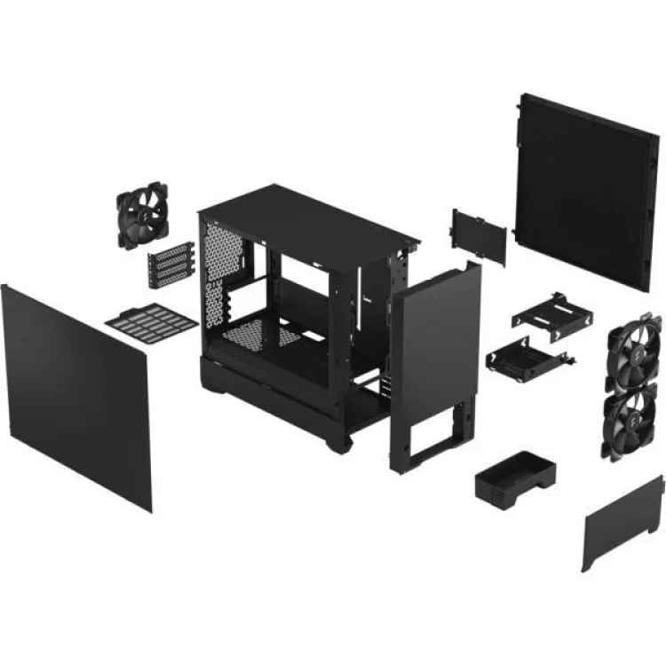 Корпус Fractal Design Pop Mini Silent Black Solid (FD-C-POS1M-01) - фото 12