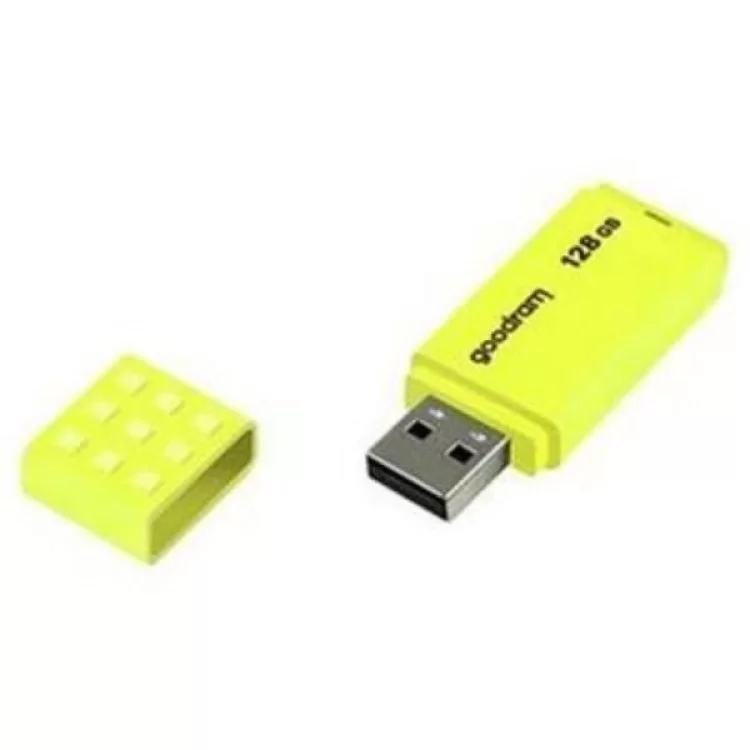 USB флеш накопитель Goodram 128GB UME2 Yellow USB 2.0 (UME2-1280Y0R11) цена 417грн - фотография 2