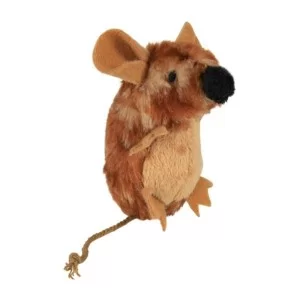 Игрушка для кошек Trixie Мышка плюшевая с пискавкой 8 см (4011905457857)