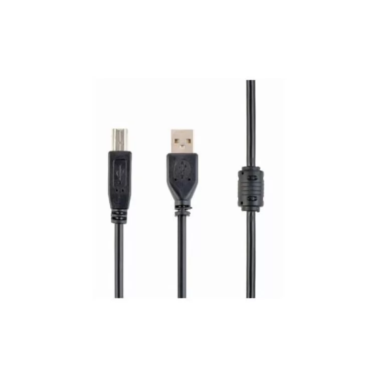 в продажу Кабель для принтера USB 2.0 AM/BM 3.0m ferrite Cablexpert (CCFB-USB2-AMBM-3M) - фото 3