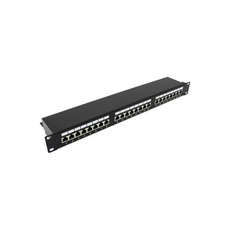 Патч-панель 19" 24xRJ-45 STP cat.5e, 1U Molex (KD-PP30-STP-C5e-24P)