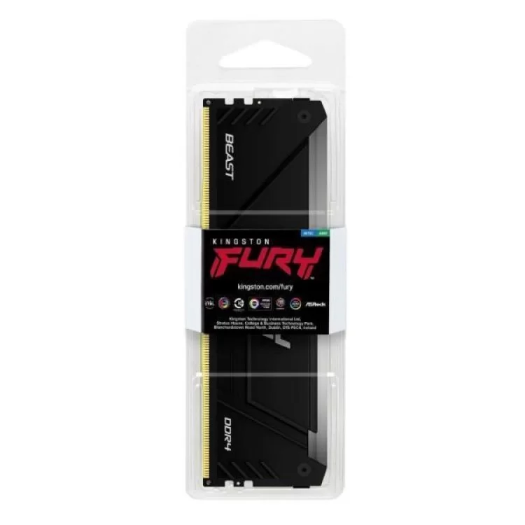 продаємо Модуль пам'яті для комп'ютера DDR4 8GB 3200 MHz Beast RGB Kingston Fury (ex.HyperX) (KF432C16BB12A/16) в Україні - фото 4