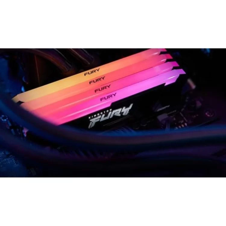 Модуль пам'яті для комп'ютера DDR4 8GB 3200 MHz Beast RGB Kingston Fury (ex.HyperX) (KF432C16BB12A/16) відгуки - зображення 5