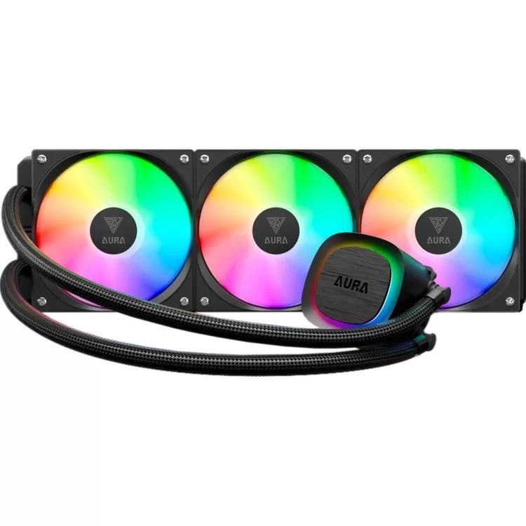 Система жидкостного охлаждения Gamdias AURA GL360 V2 CPU Liquid Cooler (4712960139343) цена 5 676грн - фотография 2