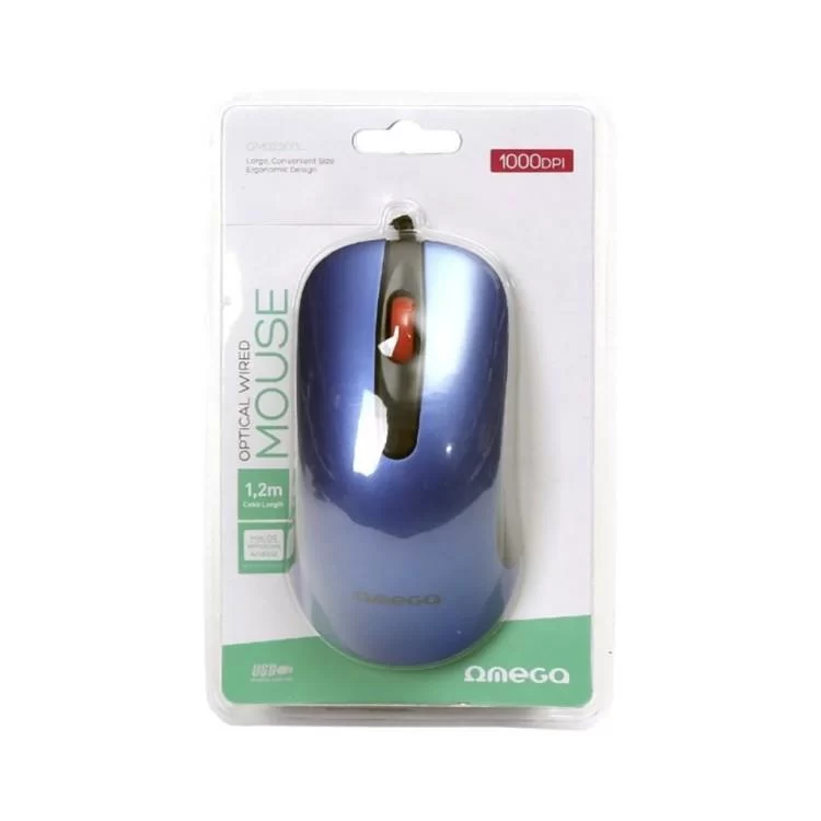 продаємо Мишка Omega OM-520 USB Blue (OM0520BL) в Україні - фото 4