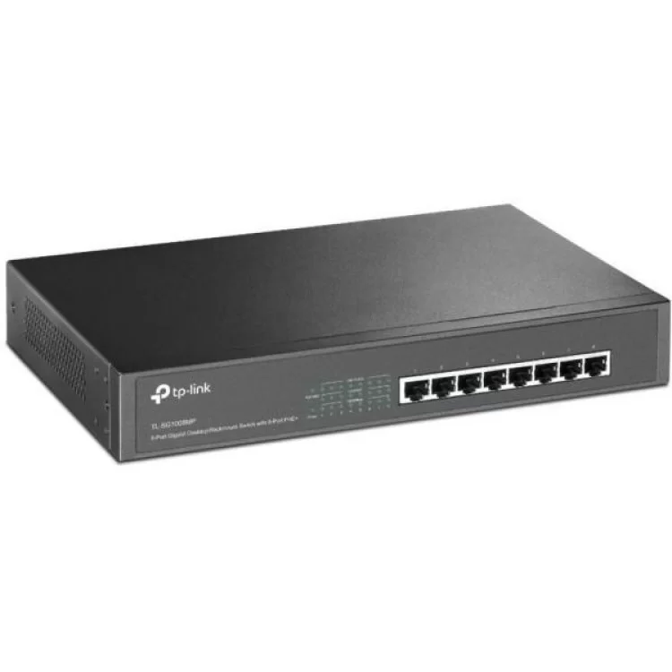 Комутатор мережевий TP-Link TL-SG1008MP ціна 7 733грн - фотографія 2