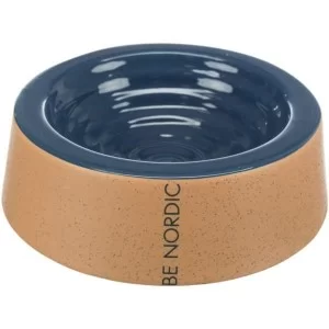Посуд для собак Trixie Миска керамічна BE NORDIC 800 мл/25 см (синя/бежева) (4011905243023)