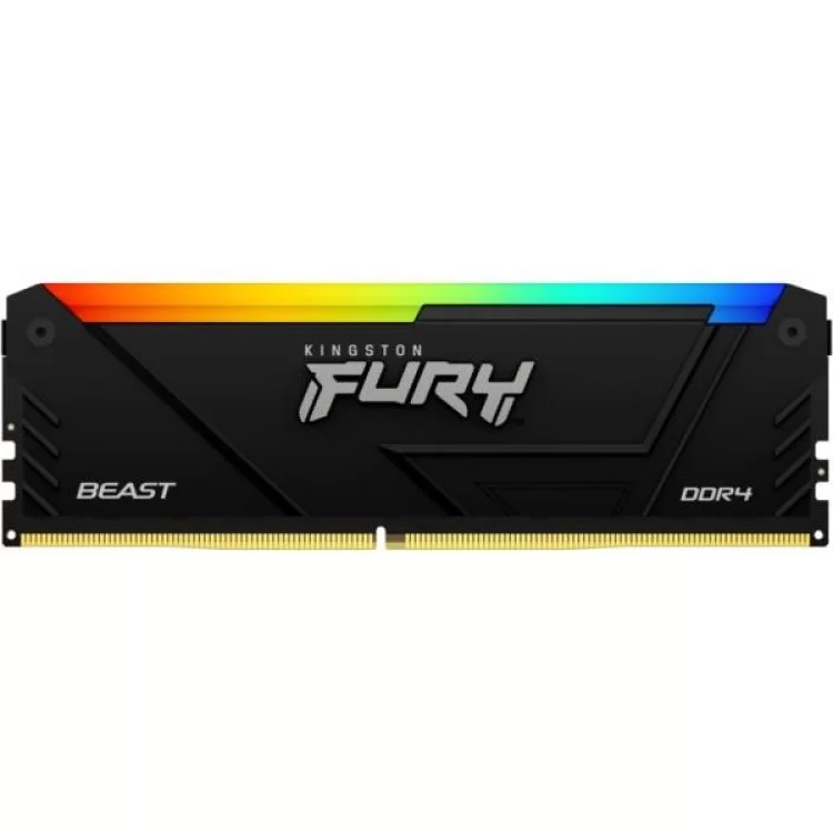 Модуль пам'яті для комп'ютера DDR4 8GB 3733 MHz Beast RGB Kingston Fury (ex.HyperX) (KF437C19BB2A/8) ціна 2 368грн - фотографія 2