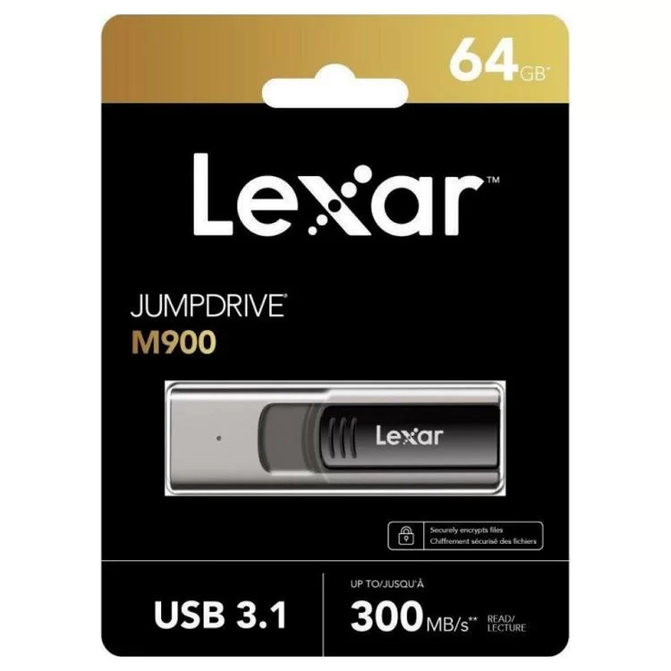 USB флеш накопичувач Lexar 64GB JumpDrive M900 USB 3.1 (LJDM900064G-BNQNG) характеристики - фотографія 7