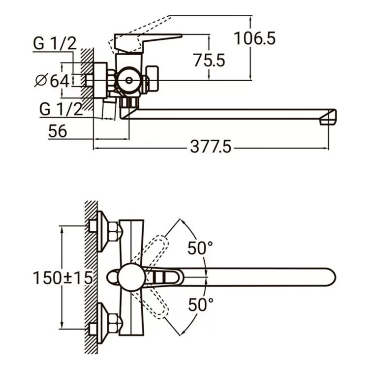 Змішувач Aquatica HK-2C230C характеристики - фотографія 7