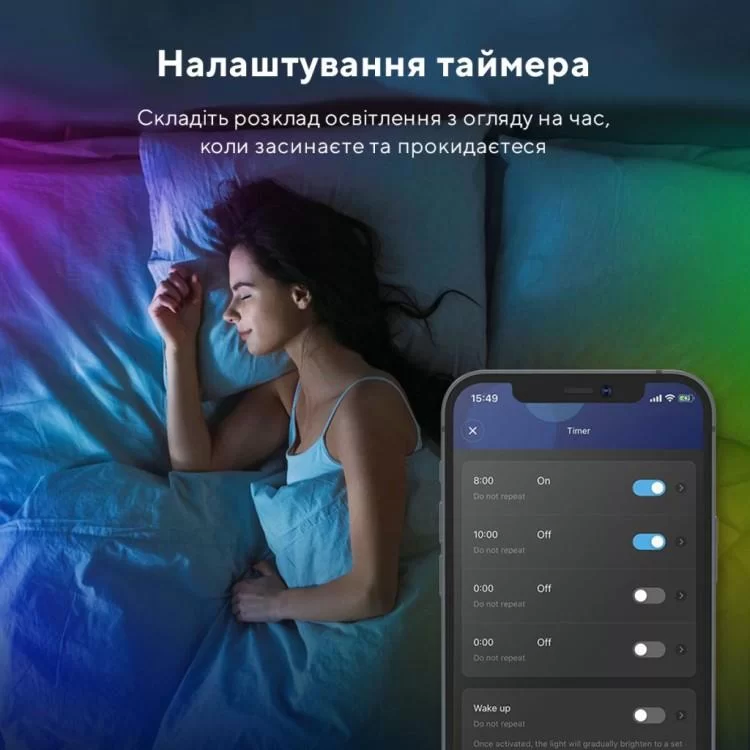 Світлодіодна стрічка Govee RGB Smart Wi-Fi + Bluetooth LED Strip Lights 10м Білий (H61103A1) - фото 9