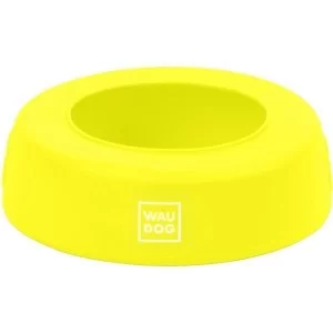 Посуд для собак WAUDOG Silicone Миска-непроливайка 1 л жовта (50798)