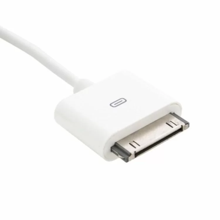 Дата кабель 3.5mm to Apple 30-pin 1.5m Extradigital (KBA1653) цена 200грн - фотография 2