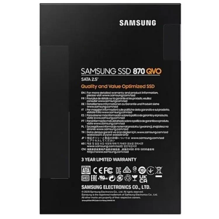 Накопичувач SSD 2.5" 1TB Samsung (MZ-77Q1T0BW) характеристики - фотографія 7