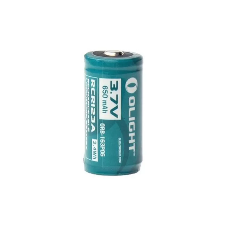 Аккумулятор Olight RCR123 (16340) Li-Ion 650 mAh (ORB2-163P06) - фотография 2