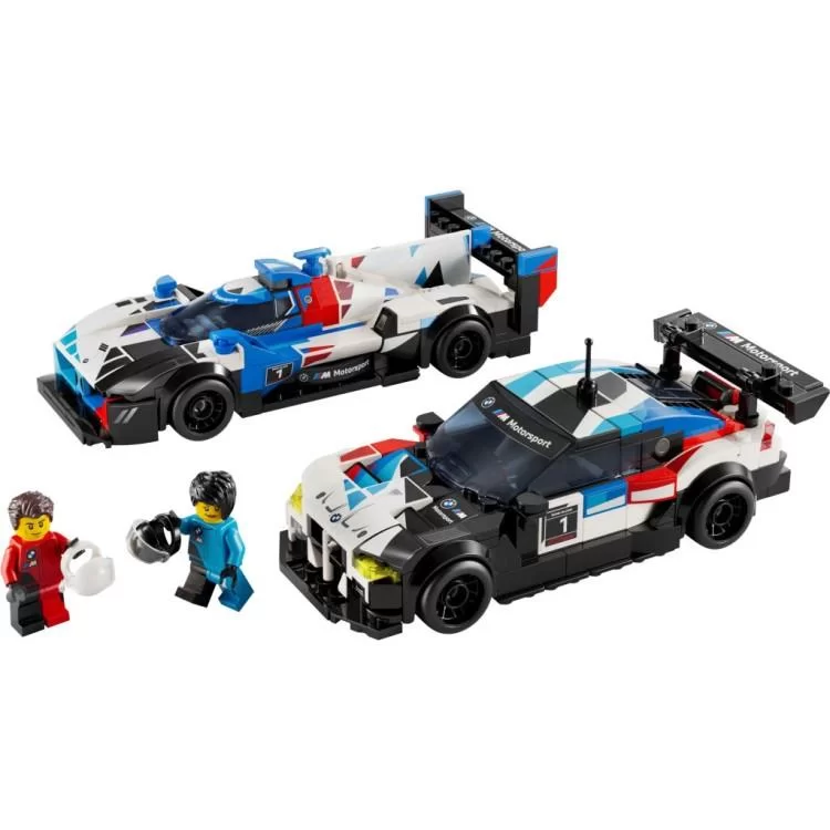 Конструктор LEGO Speed Champions Гоночні автомобілі BMW M4 GT3 та BMW M Hybrid V8 676 деталей (76922) ціна 2 417грн - фотографія 2