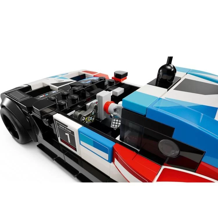 Конструктор LEGO Speed Champions Гоночні автомобілі BMW M4 GT3 та BMW M Hybrid V8 676 деталей (76922) характеристики - фотографія 7