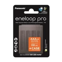 Аккумулятор Panasonic Eneloop AAA 930mAh Pro NI-MH * 4 + Сase (BK-4HCDEC4CP)