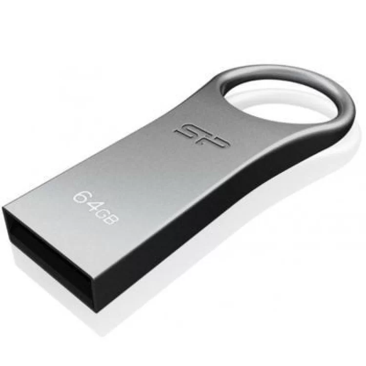 USB флеш накопичувач Silicon Power 64GB Firma F80 Silver USB 2.0 (SP064GBUF2F80V1S) ціна 414грн - фотографія 2