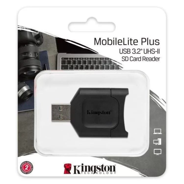 в продажу Зчитувач флеш-карт Kingston USB 3.1 SDHC/SDXC UHS-II MobileLite Plus (MLP) - фото 3