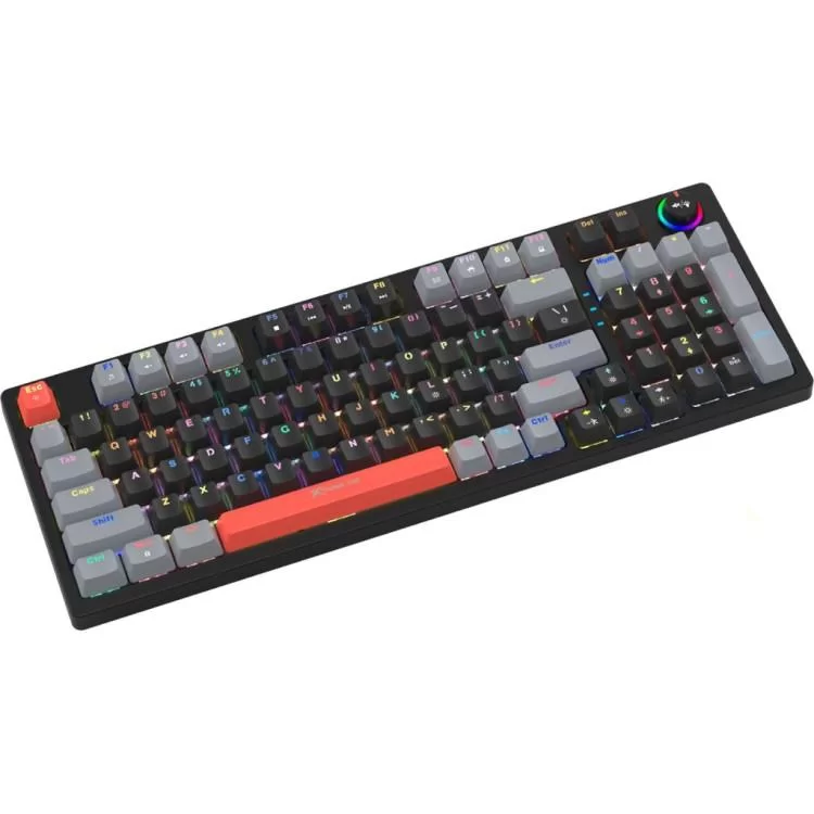 Клавиатура Xtrike ME GK-987 RGB Mechanical USB UA Black/Grey (GK-987GGRUA) цена 1 411грн - фотография 2