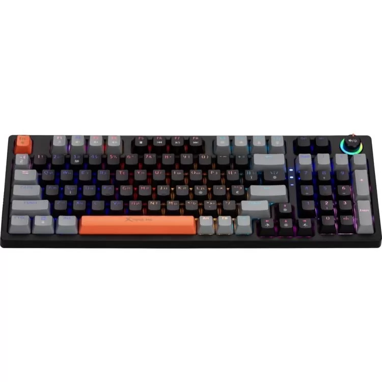 в продажу Клавіатура Xtrike ME GK-987 RGB Mechanical USB UA Black/Grey (GK-987GGRUA) - фото 3