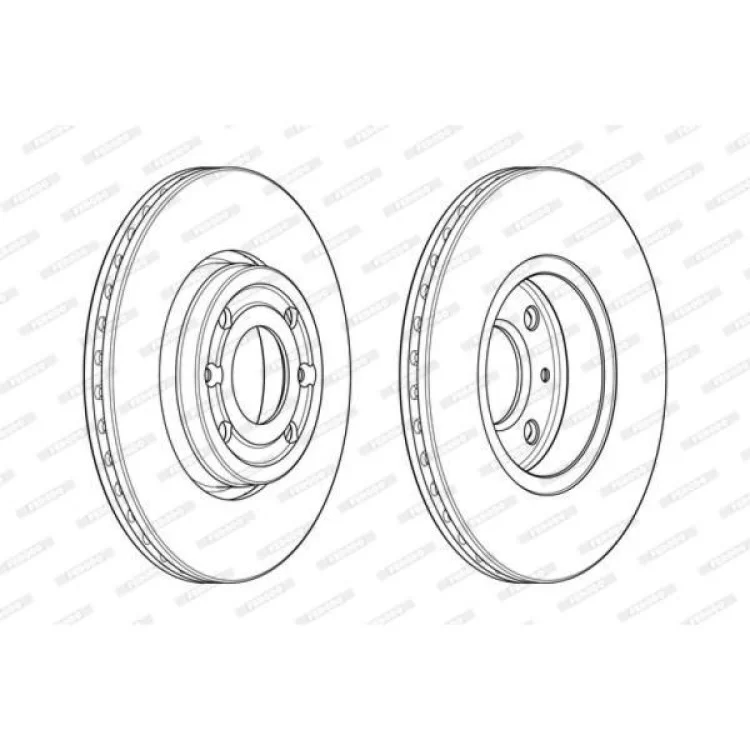 Гальмівний диск FERODO DDF1978